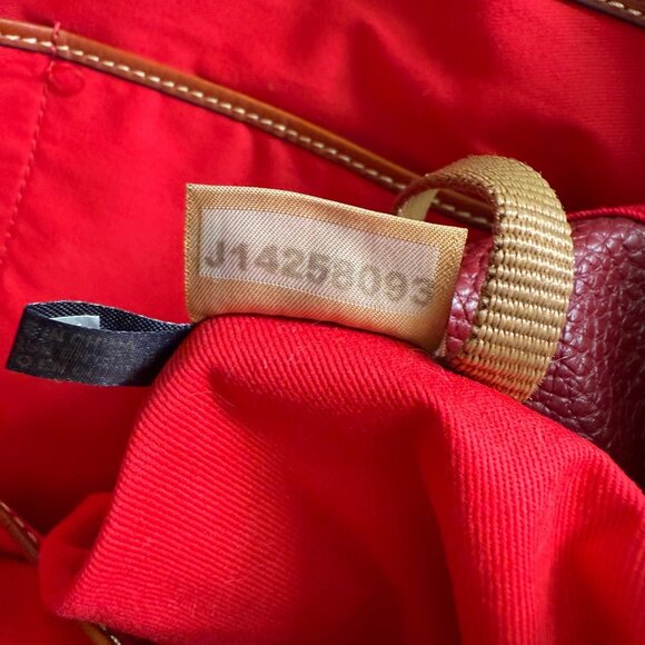 Rare DOONEY & BOURKE Large MINDY Pebble Leather Tote & Crossbody Cranberry - Picture 11 of 16